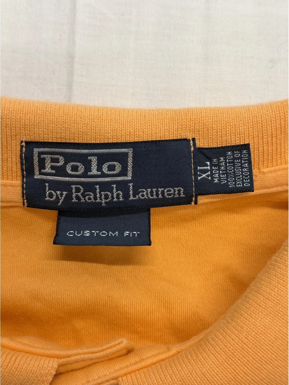 Polo Ralph Lauren Custom Fit Orange Polo Shirt XL